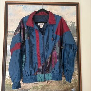 Vintage Windbreaker Jacket - Multicolor